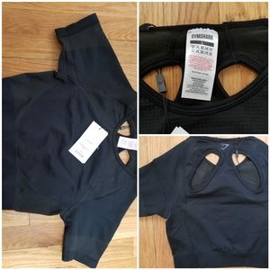 NWT S/S Gymshark Crop Top
